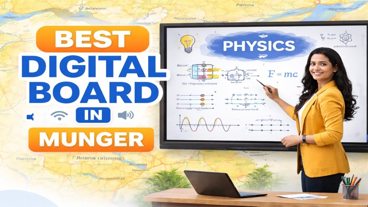 Best Digital Board in Munger (Bihar) – Complete Smart Classroom Setup Guide with EMI Option