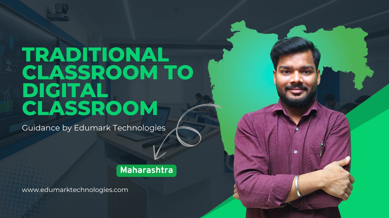 Best Digital Studio Setup & Hybrid Classroom Setup in Maharashtra- Pune, Satara, Sangli, Solapur & Kolhapur| Edumark Technologies