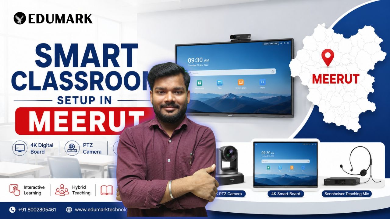 Best Intractive Flat Panel in Meerut By Edumark Technologies