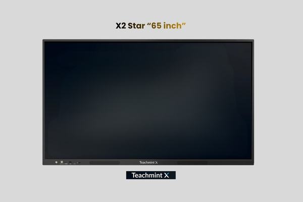 Teachmint X 65 Star - 4K Interactive Flat Panel for Smart Classrooms | Android 14 EDLA