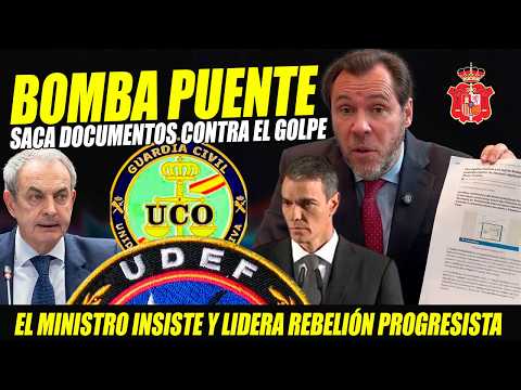 Óscar Puente defiende a Zapatero y muestra documentos contra la UDEF, la UCO y medios de la derecha
