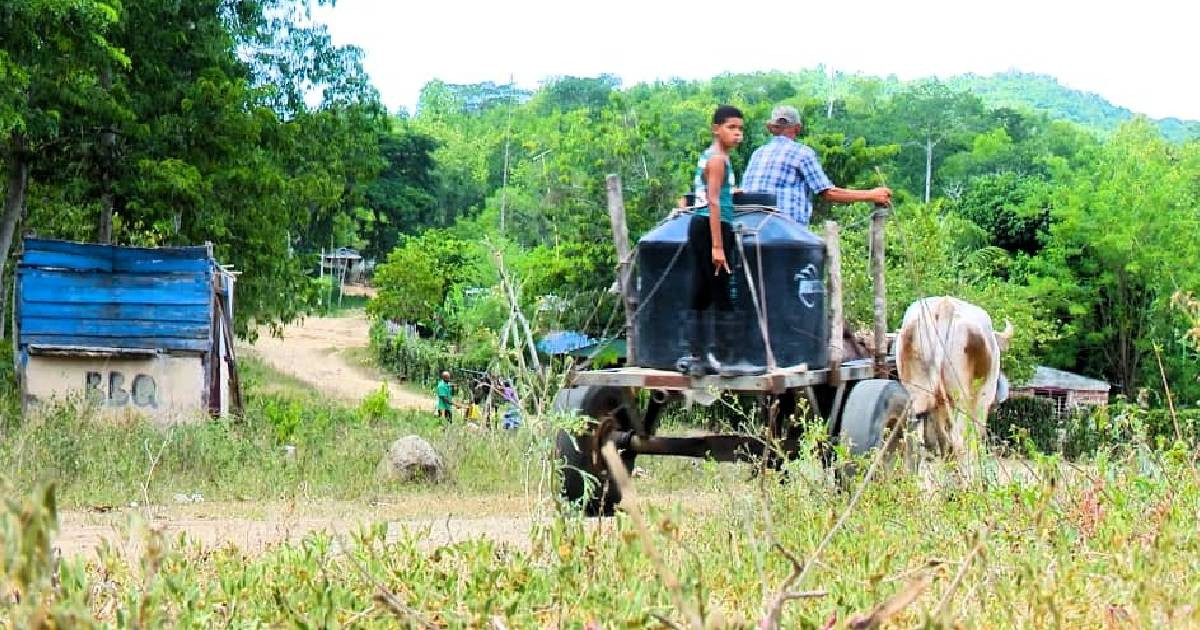 Guantánamo planifica distribución de agua con tracción animal ante crisis de combustible y fallos en el sistema de bombeo