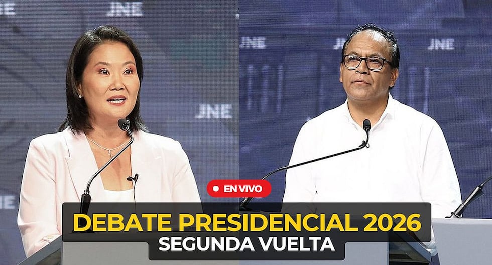 Debate presidencial 2026: Keiko Fujimori y Roberto Sánchez se enfrentan previo a la segunda vuelta