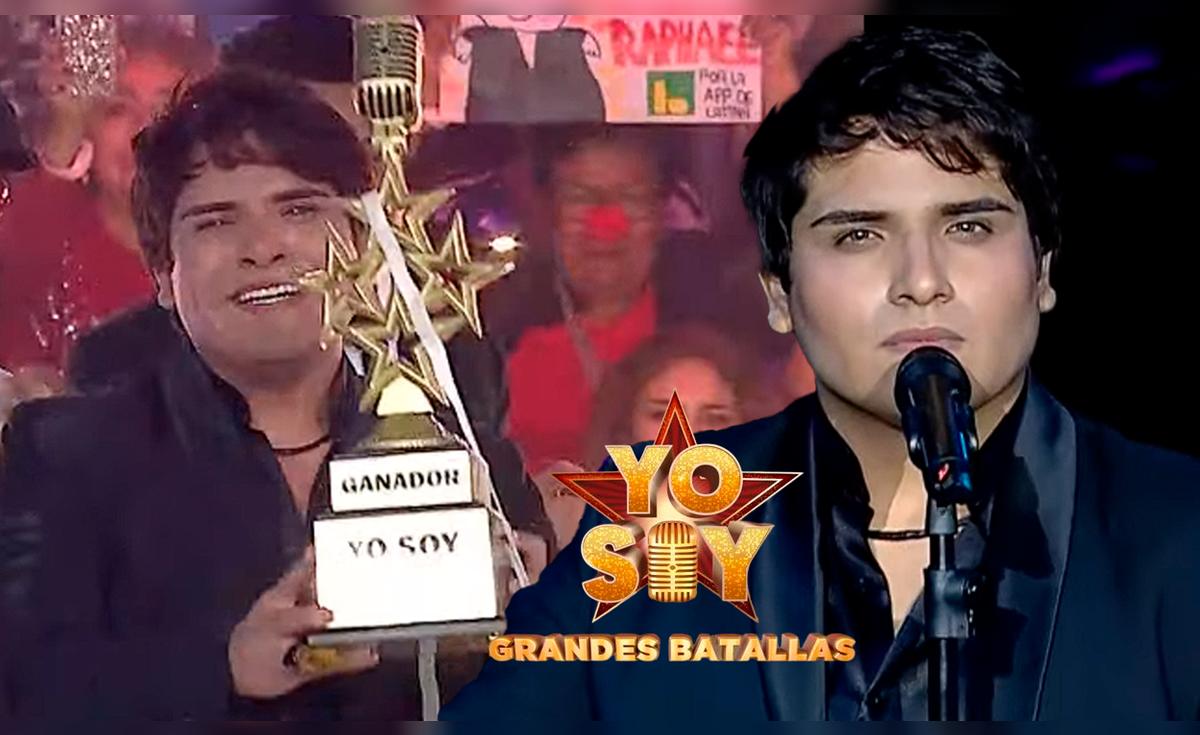 Imitador de Raphael se consagra campeón de 'Yo soy grandes batallas' 2026 tras vencer a Pedro Infante en la final