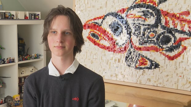 New Brunswick Student Recreates Bill Reid’s Haida Art Using 15,000 Lego Bricks