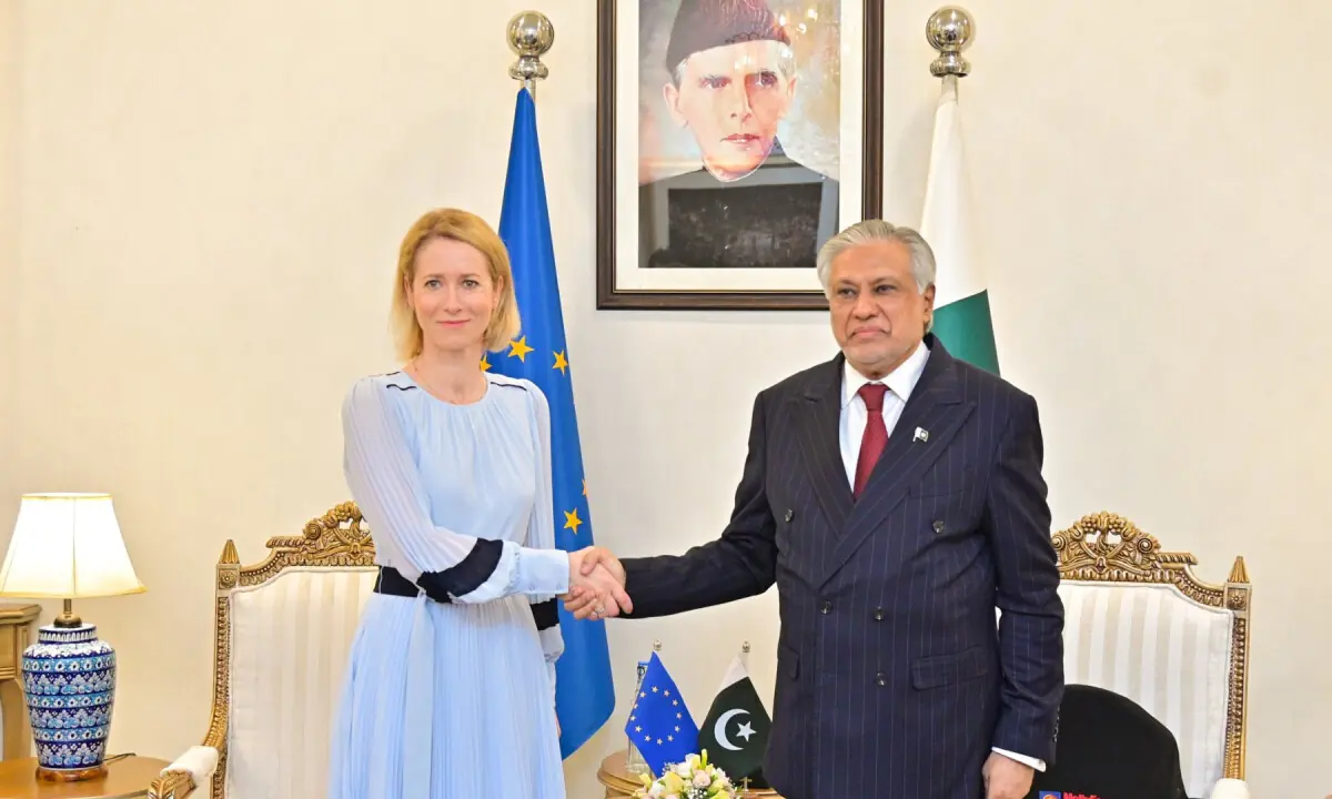 Dar-Kallas talks highlight Pakistan-EU plans to expand cooperation in trade and diplomacy