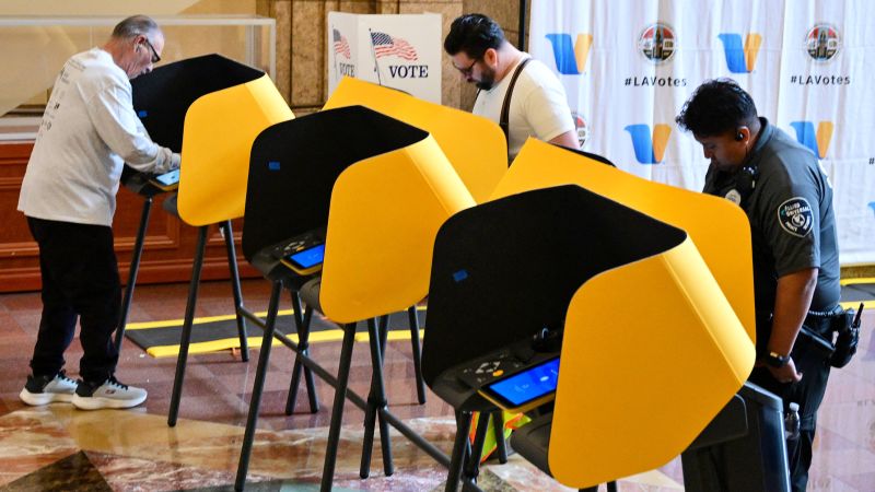 U.S. primary elections held across six states set stage for 2026 midterms