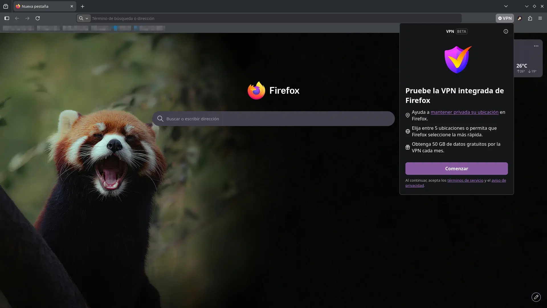 Mozilla habilita la VPN de Firefox en España con acceso gratuito limitado hasta agosto