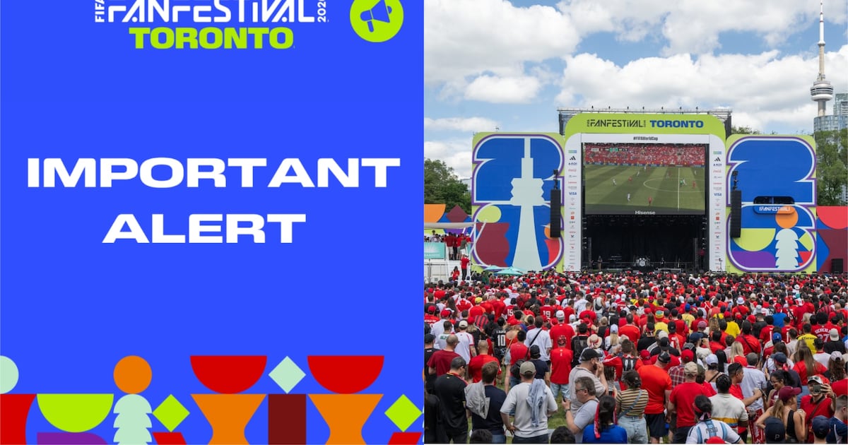 Toronto FIFA Fan Fest Opens After Temporary Weather-Related Delay