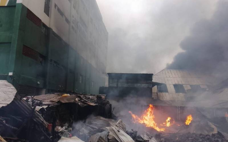 Two Dead and Several Injured After Fire Engulfs Gikomba Market in Nairobi