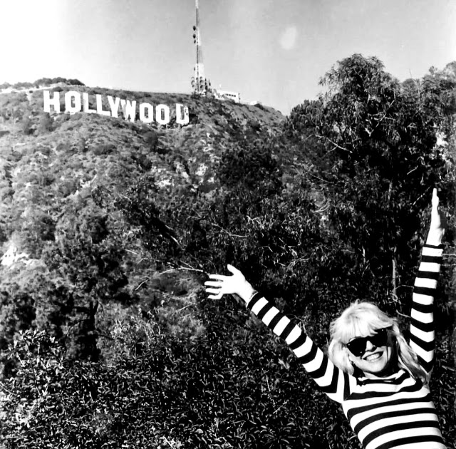 Debbie Harry Photographed at the Hollywood Sign in 1977 During Blondie's Early LA Shows