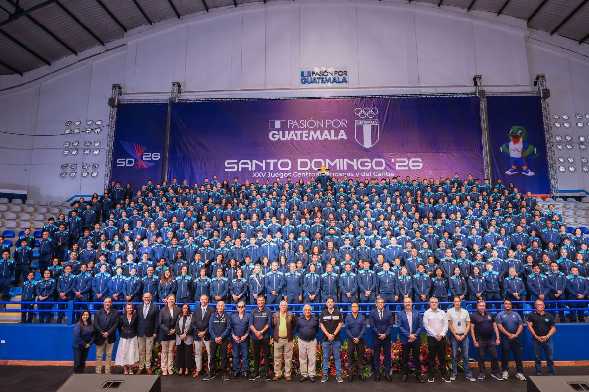Guatemala presenta y juramenta su delegación para los Juegos Centroamericanos y del Caribe Santo Domingo 2026
