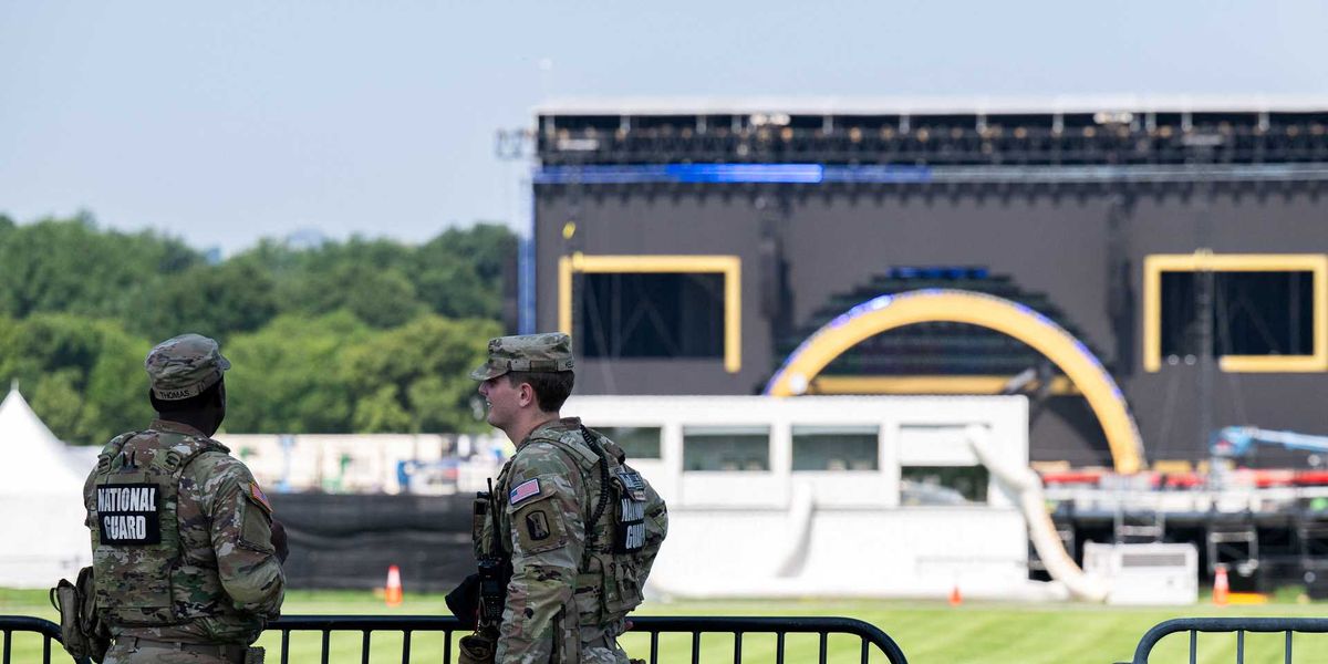 Dancer nearly struck by falling stage panel during Freedom 250 rehearsal in Washington, D.C.