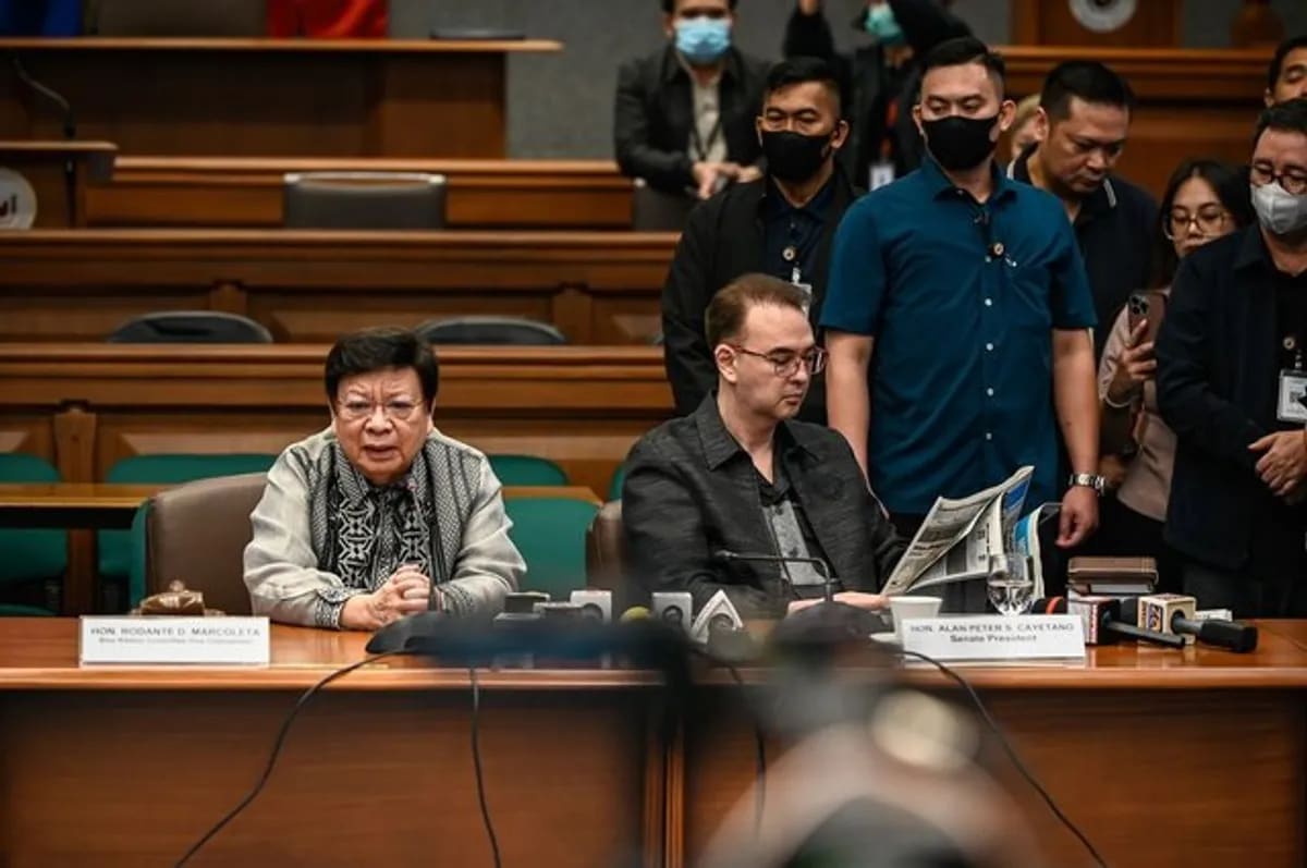 Senator Cayetano to address Marcoleta's legal situation following arrest
