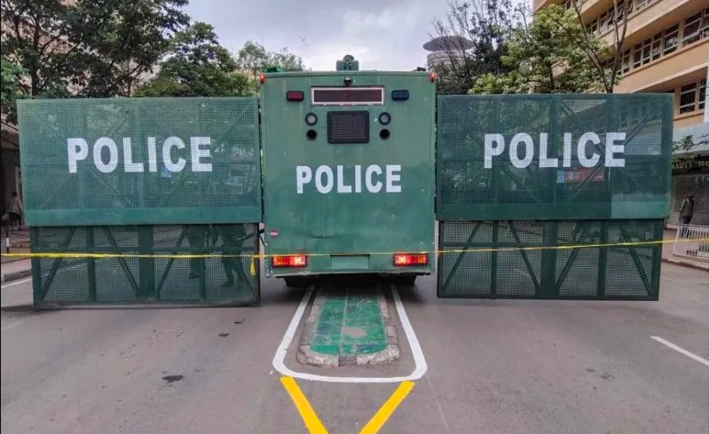 Kenya Police Heighten Security Around Parliament Ahead of Saba Saba Protests