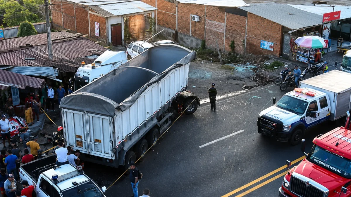 Accidente de tránsito en Virgen de Fátima deja cinco muertos