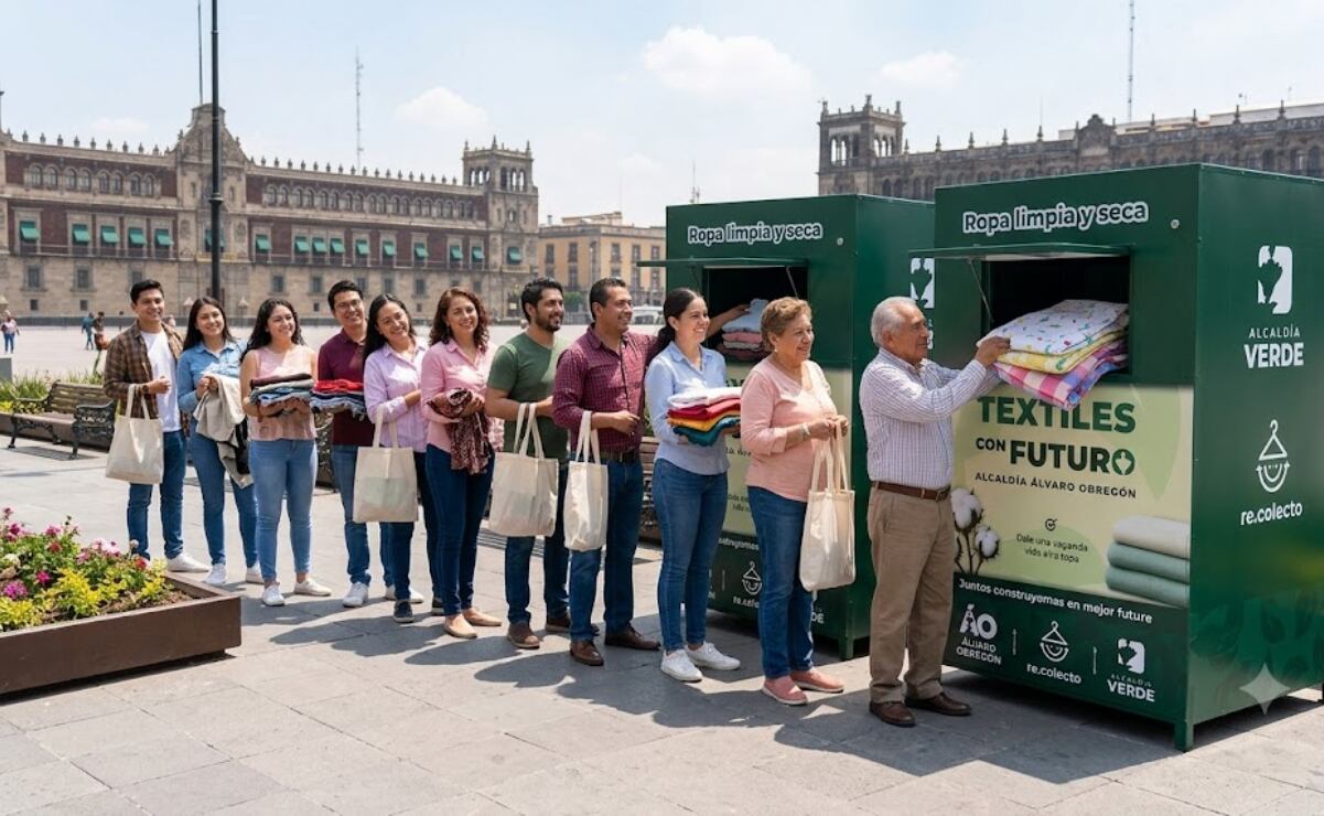 CDMX instala centros de acopio para dar segunda vida a ropa usada