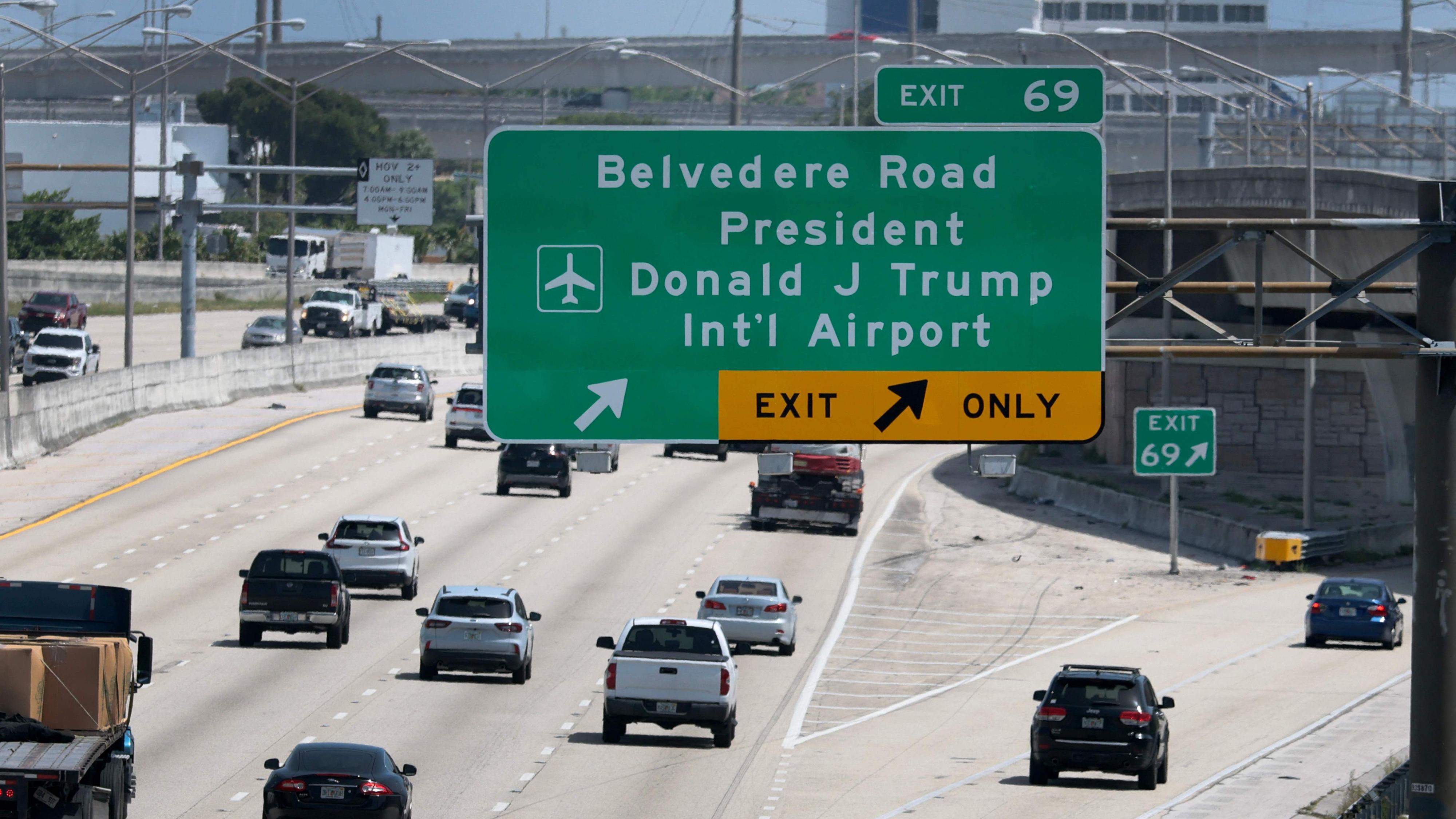 El aeropuerto de Florida renombrado en honor a Donald Trump
