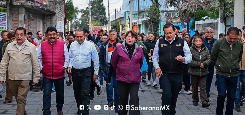 Gobernadora Delfina Gómez impulsa obras y programas sociales en el Estado de México