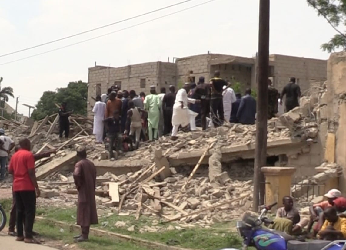 Building collapse in Kano leaves four people trapped, three rescued