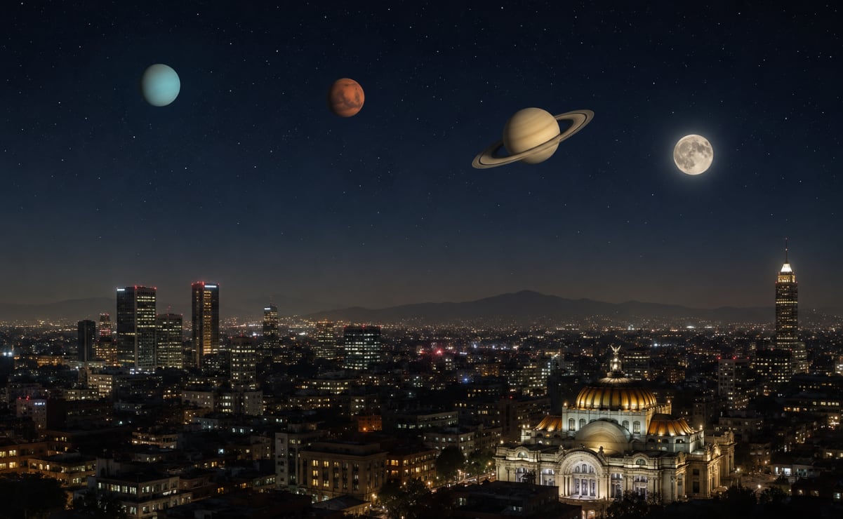 Alineación planetaria en julio 2026: qué planetas se podrán observar en México
