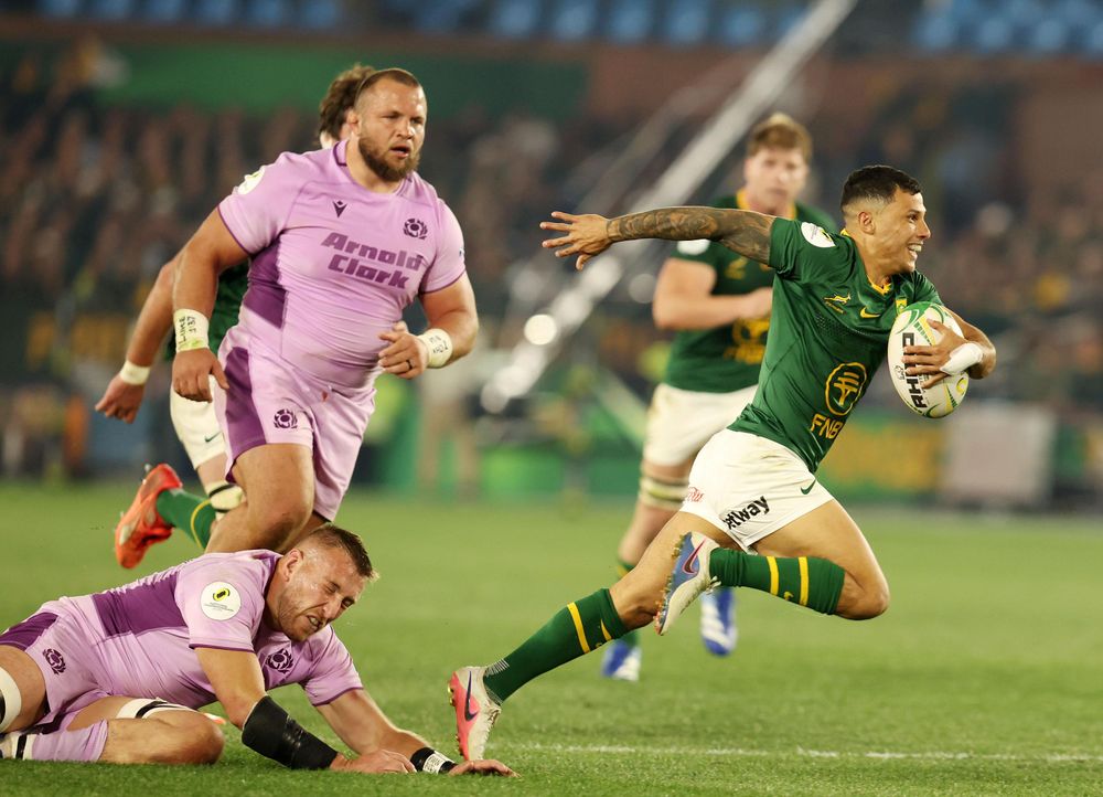 Springboks secure victory over Scotland in Nations Championship match
