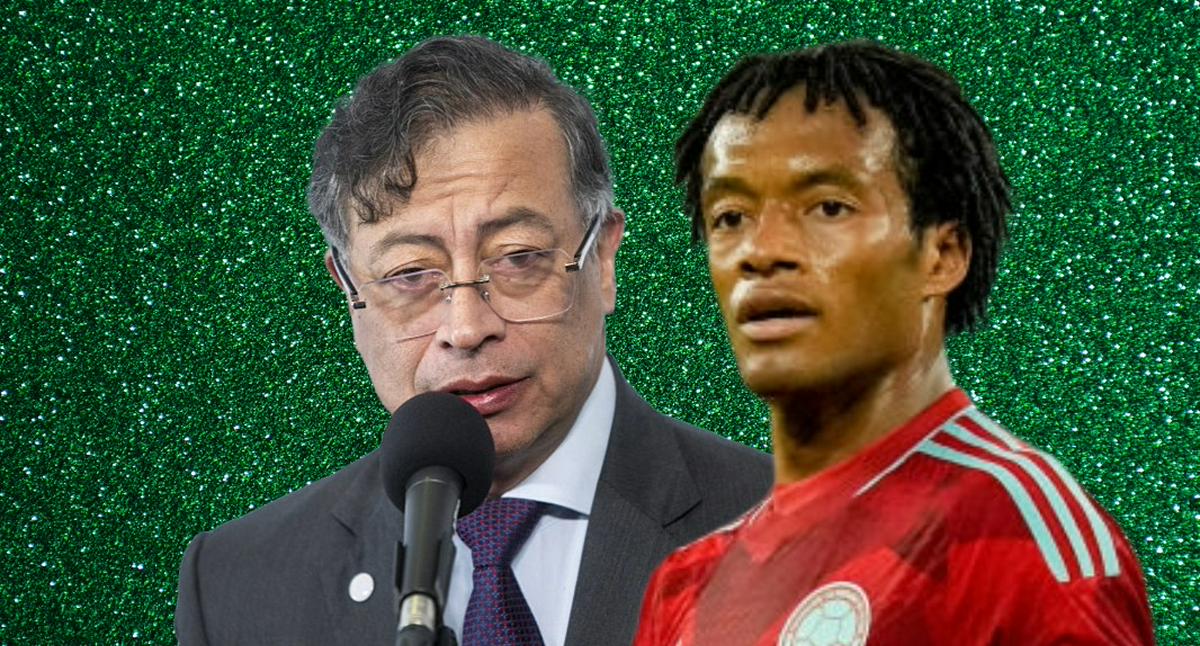 Petro responde al saludo de Cuadrado y menciona el asesinato del padre del futbolista