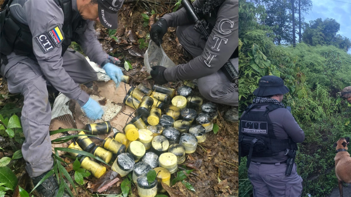 Operación contra disidencias en el Valle: incautación de armas y droga