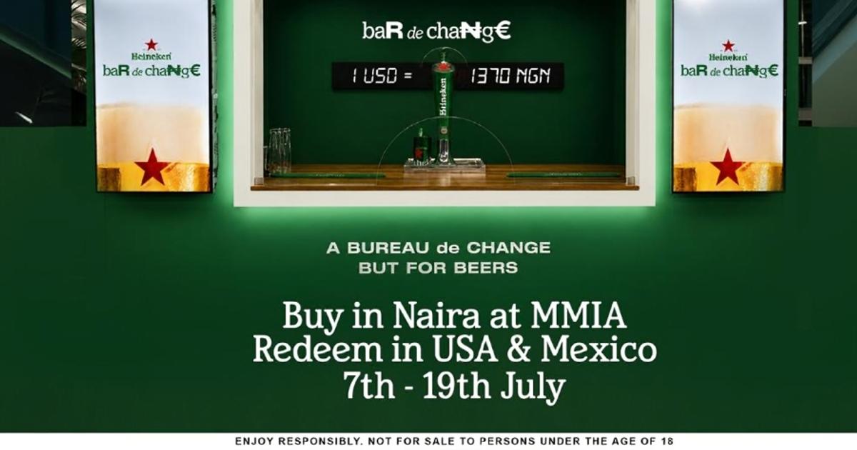 Heineken Introduces Bar De Change for Nigerian Travelers