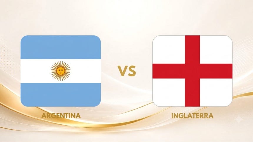 Argentina vs Inglaterra en las semifinales del Mundial 2026