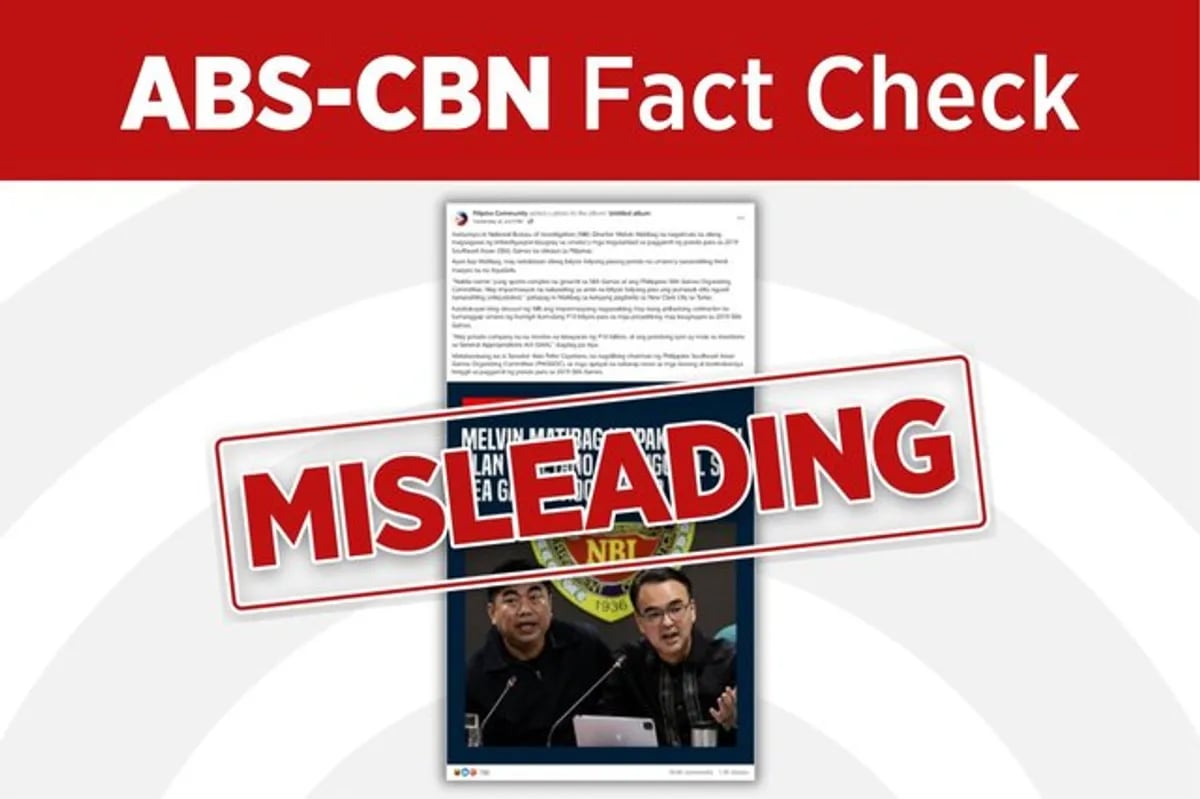 NBI Chief Clarifies No Arrest Threat Against Senator Cayetano
