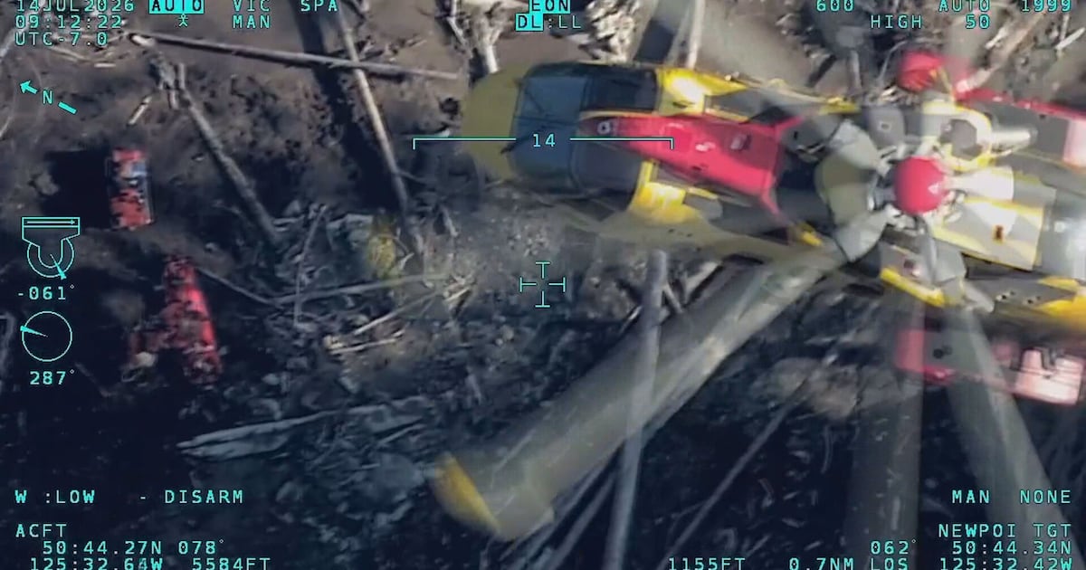 Rescue operation saves sole survivor after fatal British Columbia helicopter incident