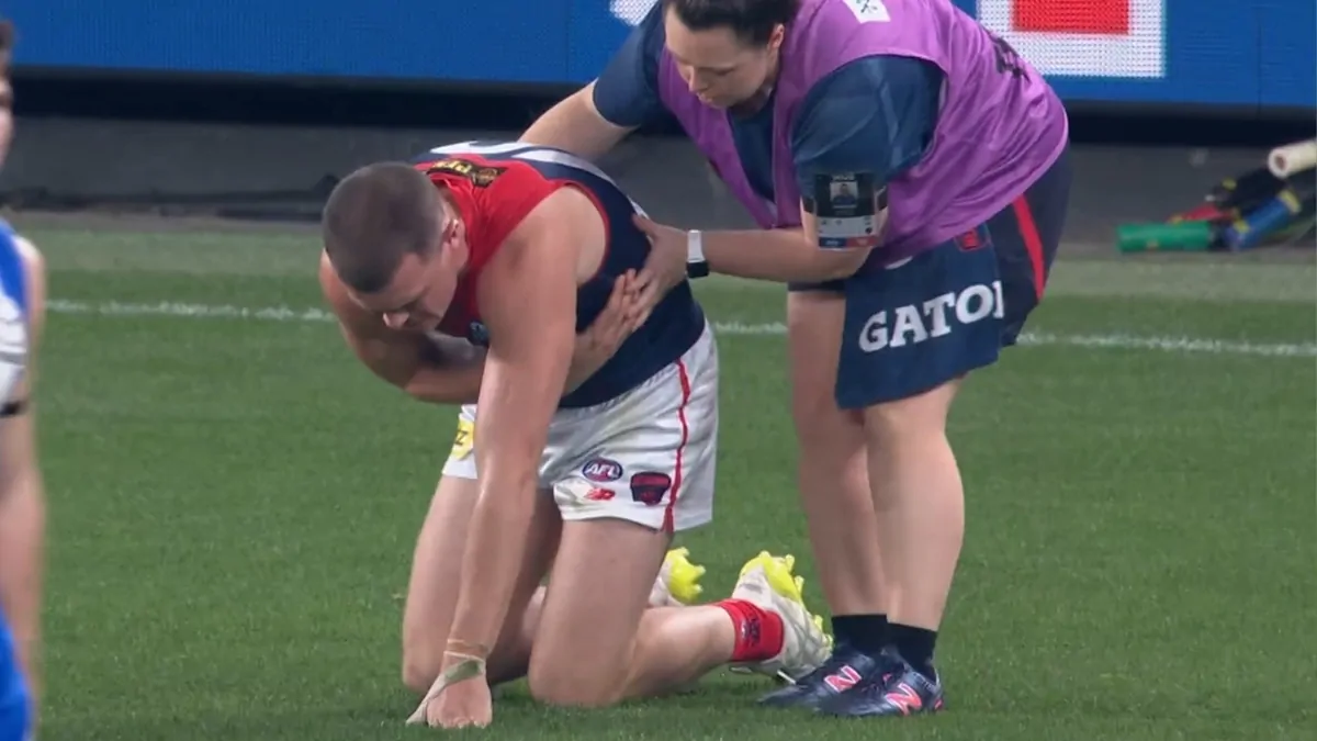 Melbourne's 16-point win over North Melbourne marred by player injuries
