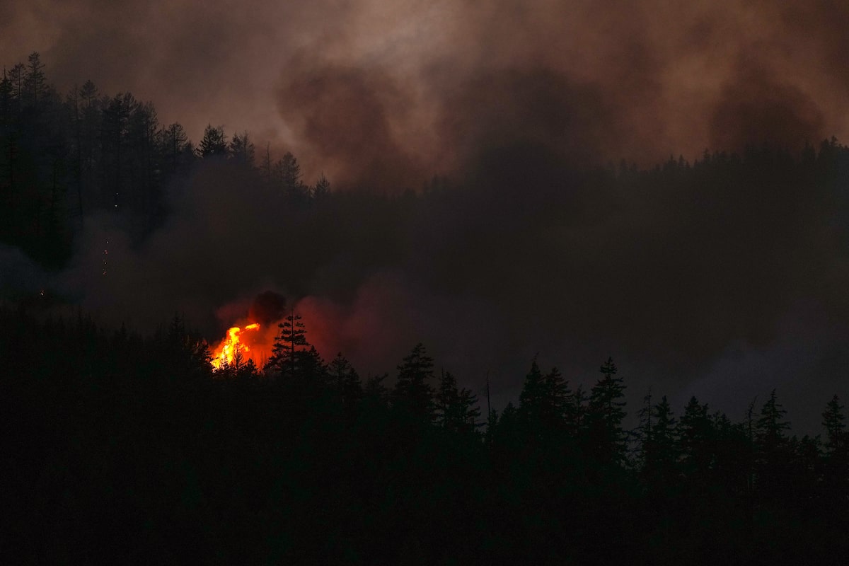 B.C. Faces Escalating Wildfire Crisis as Lightning Sparks Over 100 Fires