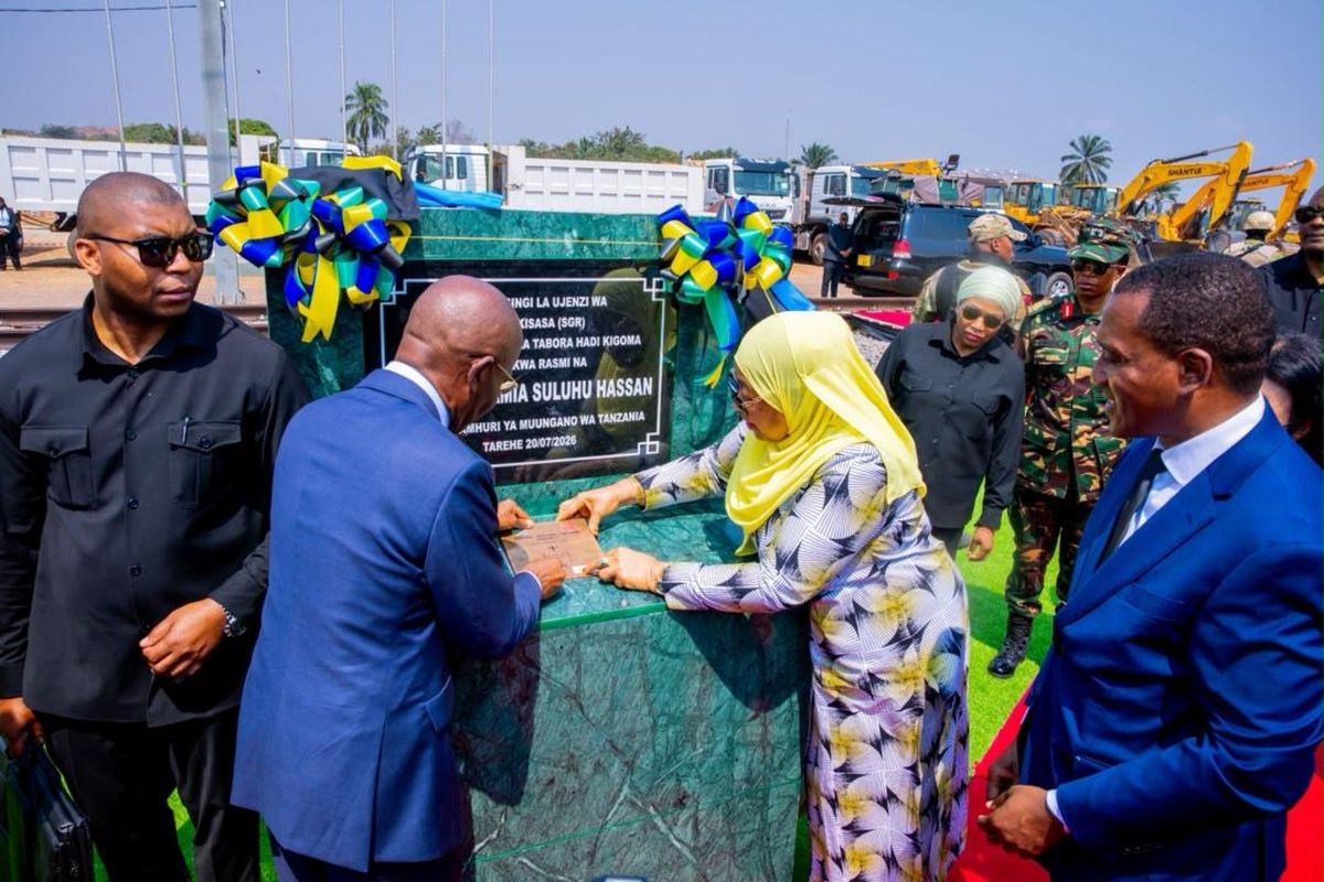 President Hassan launches Sh6.31 trillion SGR project linking Tabora and Kigoma