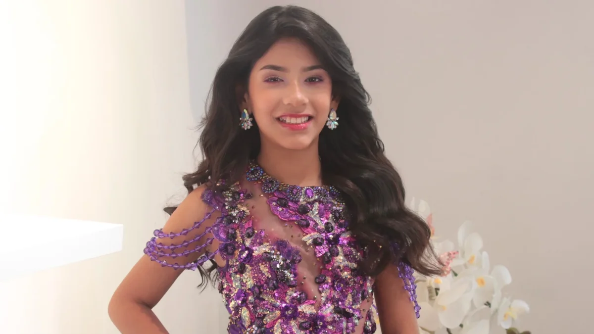 Doménica Mata, la Mini Universo de 11 años que aspira a ser Miss Universo Ecuador