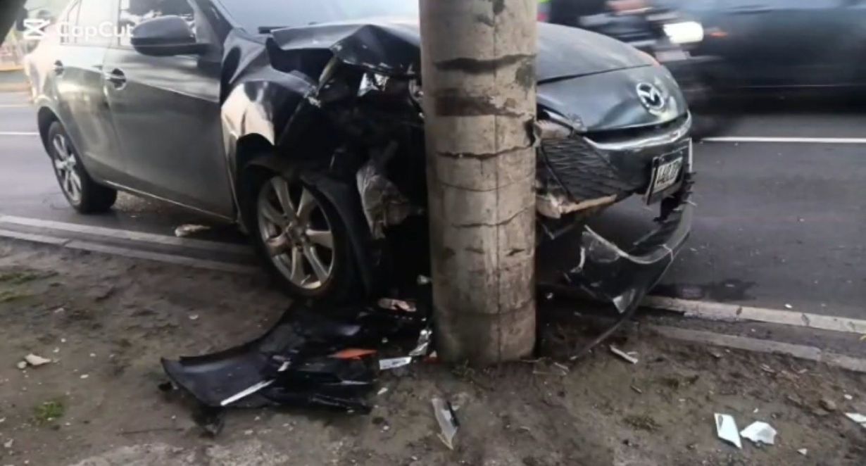 Colisión en calzada Aguilar Batres causa retrasos en tránsito hacia la capital
