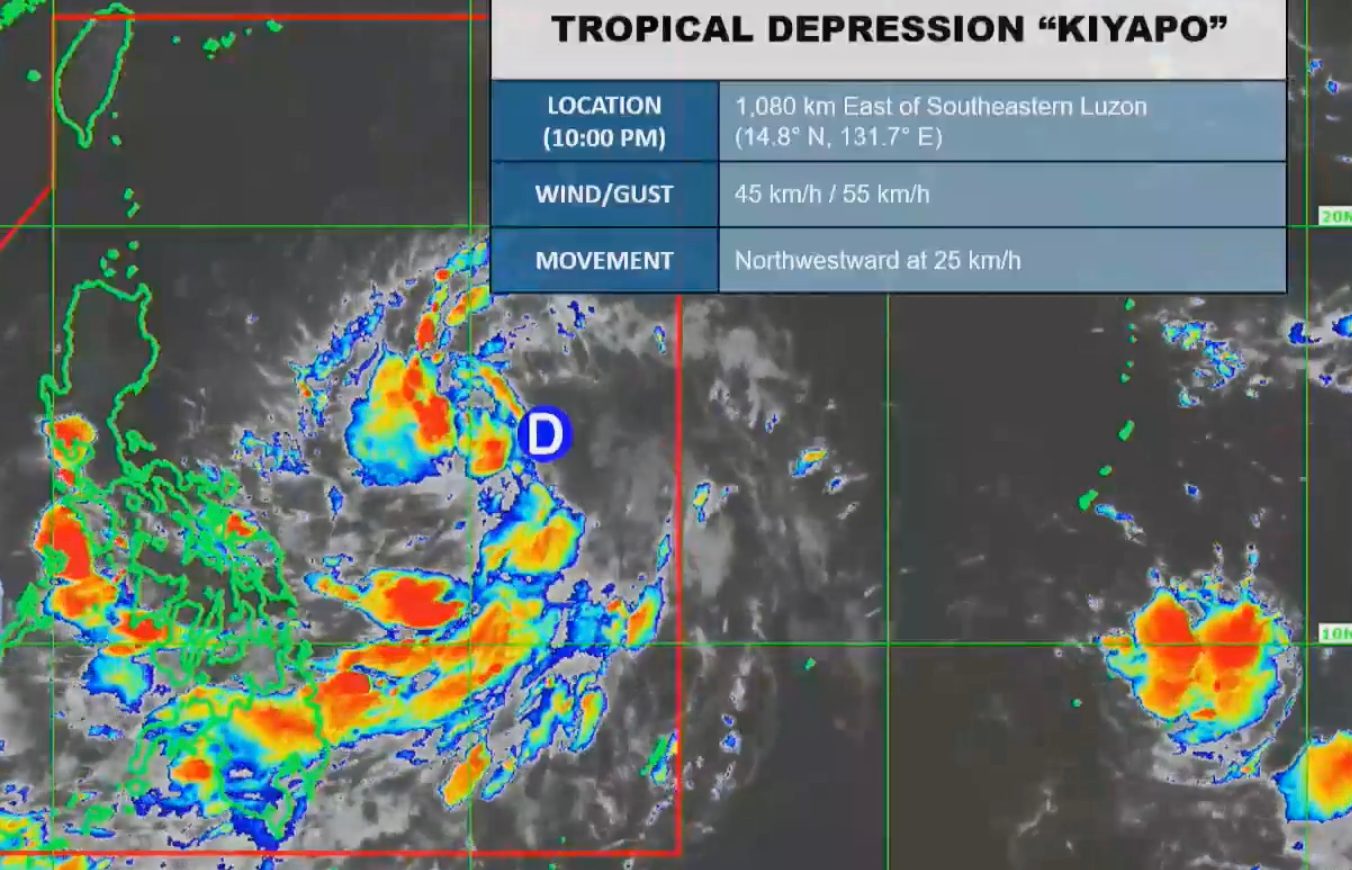 Tropical Depression Kiyapo Approaches Cagayan; PAGASA Issues Forecast Updates