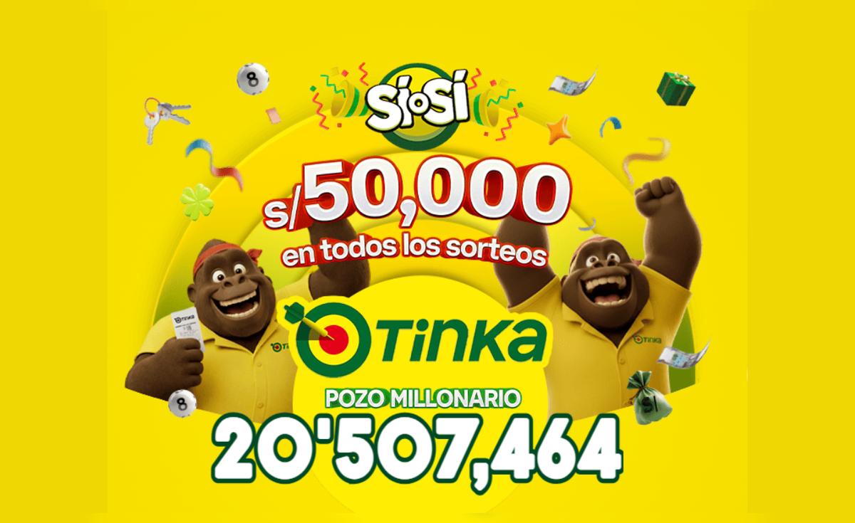 Resultados oficiales de La Tinka del miércoles 22 de julio con premios destacados