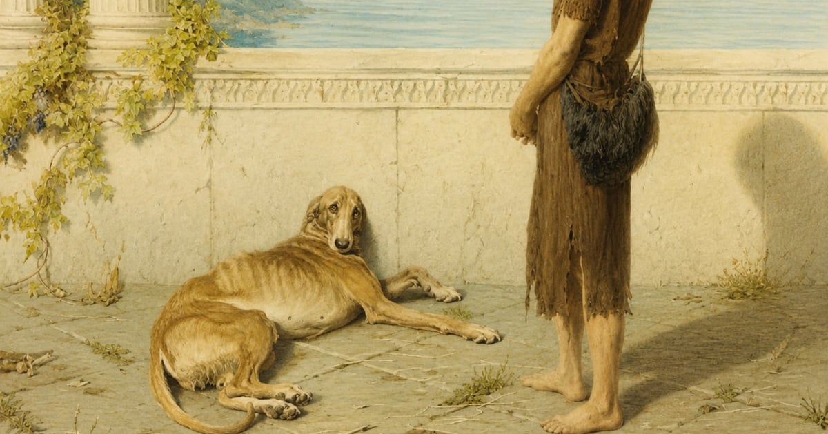 La historia de Argos, el perro que esperó 20 años por su dueño