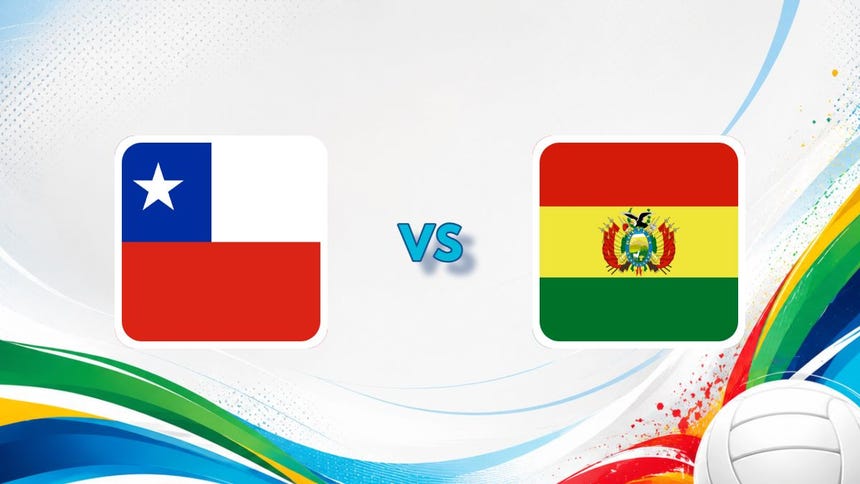 Partido Chile vs Bolivia en la Copa Sudamericana de Vóley 2026