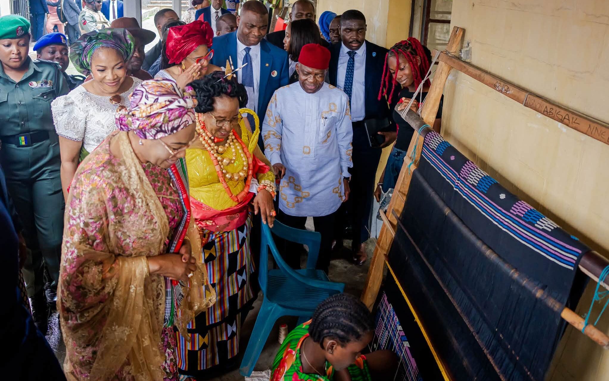 First Lady Promotes Akwete Weaving Heritage in Abia State
