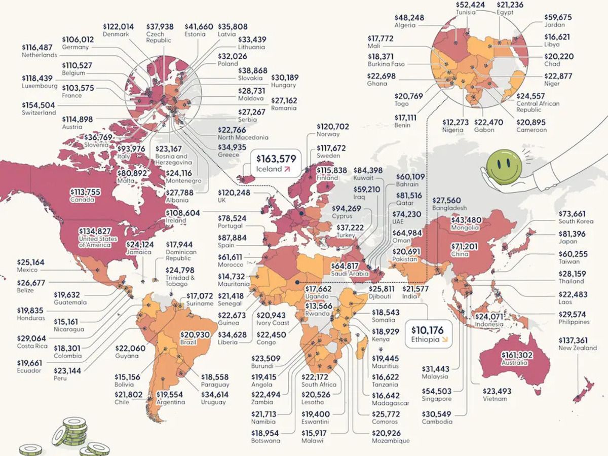Study Reveals Canada's Cost of Happiness at $155,850