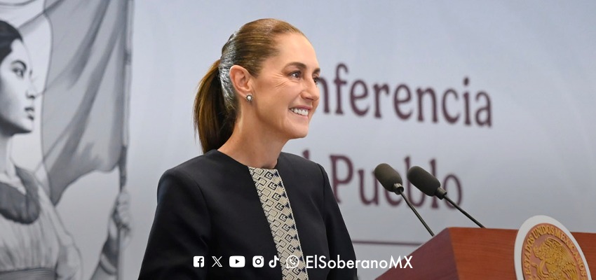 Claudia Sheinbaum celebra reducción del 54% en homicidios dolosos en Morelos