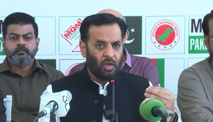 MQM-P demands Karachi's rights and calls for new provinces