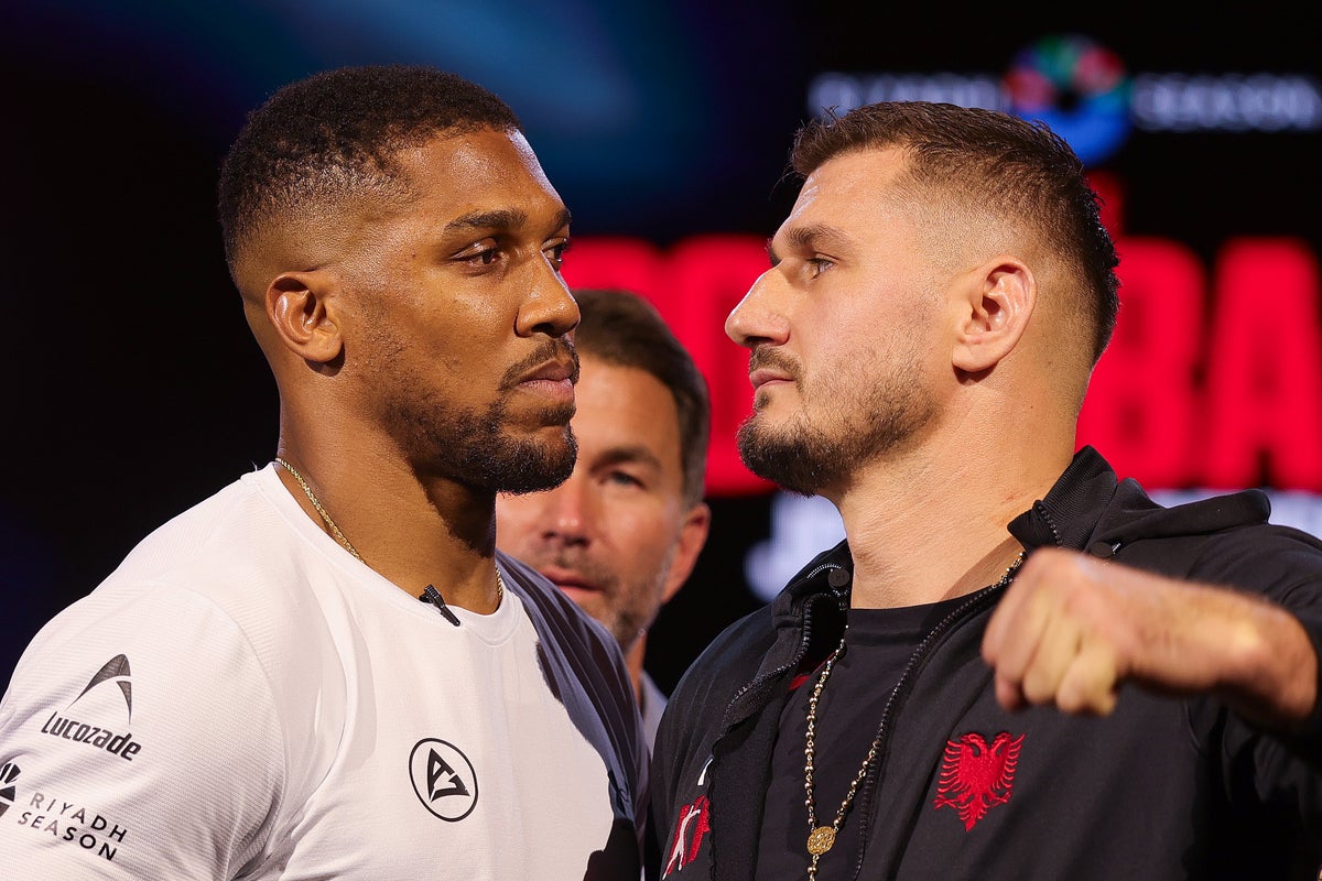 Anthony Joshua faces Kristian Prenga in prelude to Tyson Fury showdown
