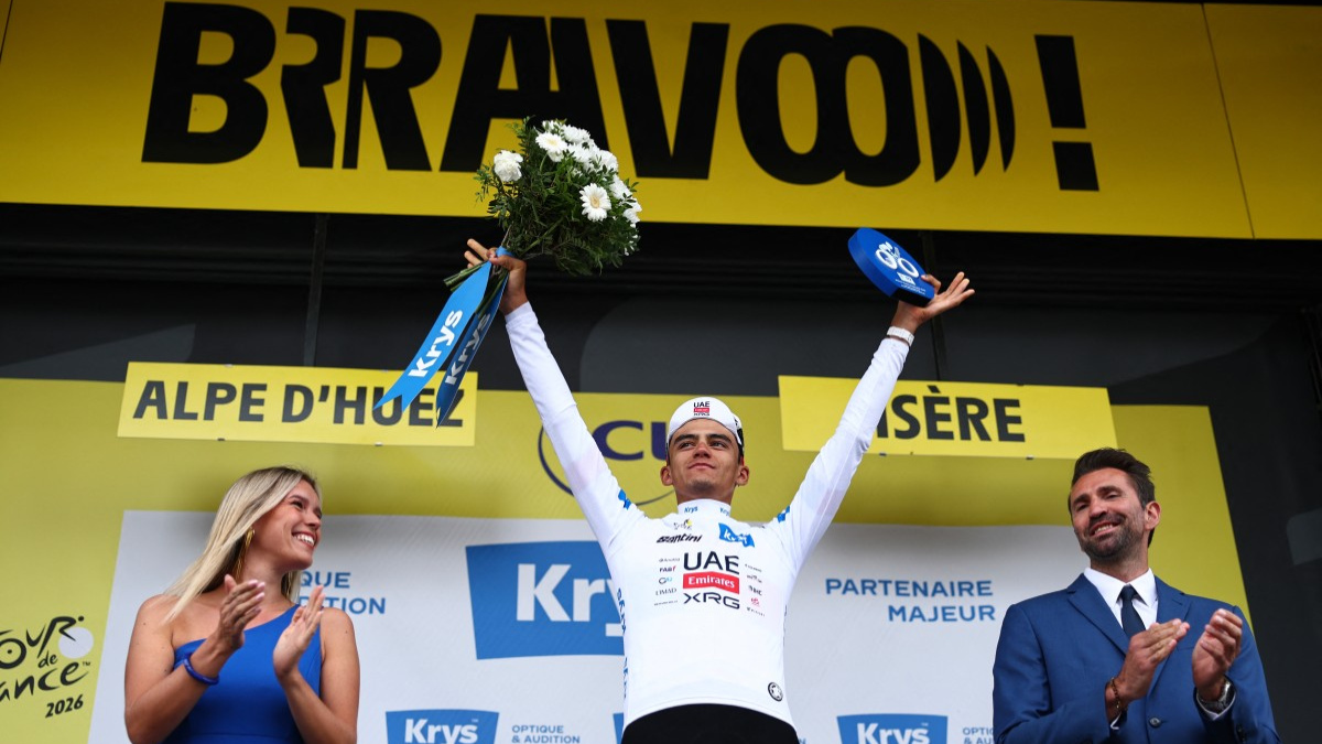 Isaac del Toro se consolida como el primer mexicano en el podio del Tour de Francia 2026