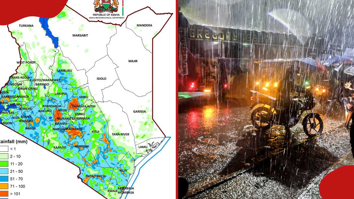 Kenya Weather Forecast: Rain Expected in 21 Counties