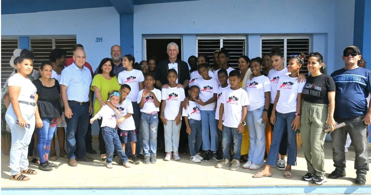 Díaz-Canel visita Pinar del Río y inaugura hogar infantil