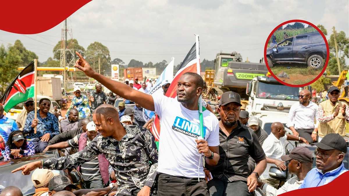 Vehicle Linked to Edwin Sifuna's Convoy Overturns on Sibanga-Kitale Highway, Injuring Supporters